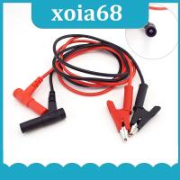 QB4LA 20A Alligator Crocodile Clip To 4Mm Banana Plug Test Lead Cable Connector Probe Dual Head For Multimeter Measure