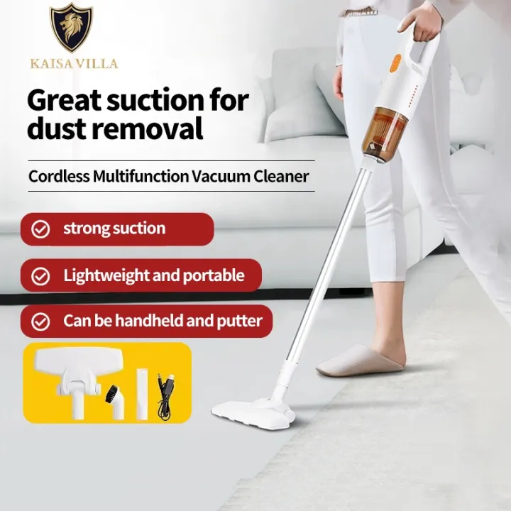 【Spot in Manila】Kaisa Villa Wireless vacuum cleaner for home car Vacuum