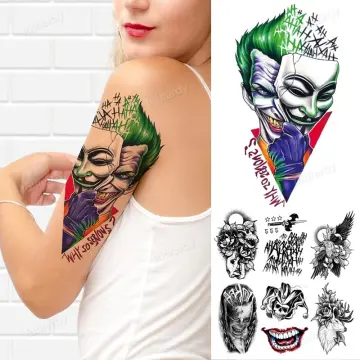 leg sleeve tattoo for men jokerTikTok Search