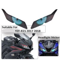 Headlight Guard Sticker For Yamaha R15 V3 YZFR15 YZF-R15 2017 2018 19 3D Head Light Decal Protection Motorcycle Accessories