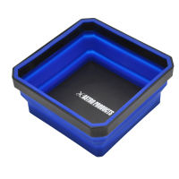 New Item ถาดซิลิโคนแม่เหล็ก สีน้ำเงิน Magnet Silicone Tray Blue