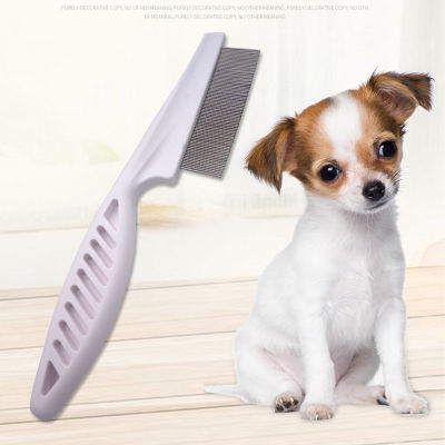 Dog Comb Pet Comb Needle Comb Hair Removal Comb Fine-toothed Comb Face Comb Stainless Steel Comb