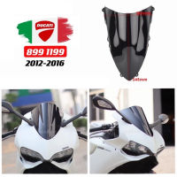 FOR DUCATI 899 1199 2012-2016 MOTORCYCLE MODIFIED FRONT WINDSCREEN BLACK WINDSHIELD DEFLECTOR ACCESSORIES