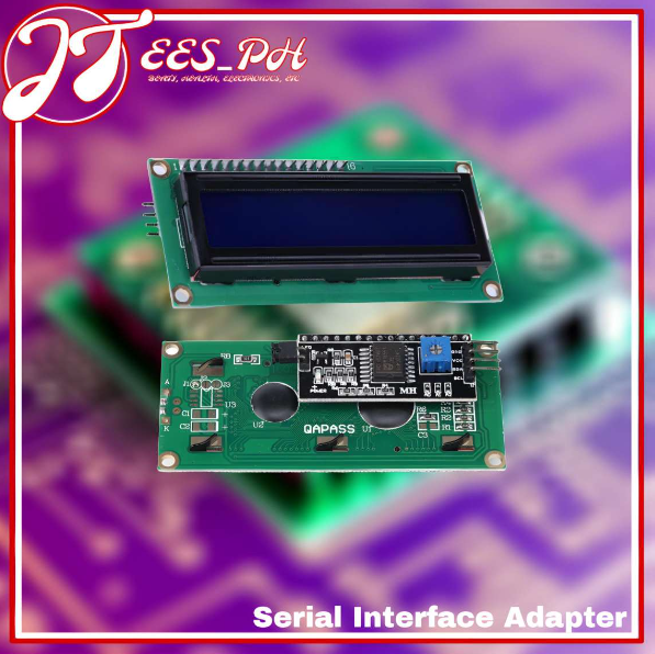 Display Screen Blue + IC I2C Module Interface Adapter for UNO 16x2 LCD ...