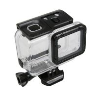 เคสสำหรับ Gopro Hero 5กันน้ำกันน้ำลึก45ม. ตัวเรือนดำน้ำหัวเข็มขัดเคสป้องกันติดตั้งแบบธรรมดาสำหรับ Go Pro ฝาครอบ Hero5กระเป๋ากล้อง