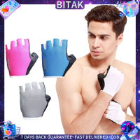 Bitak 1 คู่ Anti-skid Breathable Gym ถุงมือ Body Building Training กีฬา Dumbbell ฟิตเนส การออกกำลังกาย ยกน้ำหนัก ถุงมือ