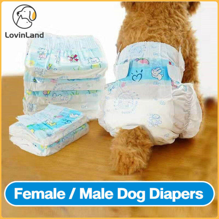 Disposable Pet Diapers for Teddy Female dog Male dog Leakproof Nappies