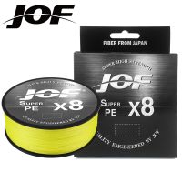 JOF Brand SUPER PE Fishing Line 150M 300M 500M 8 Strands Braided Fishing Line Multifilament PE Line 15 -100LB