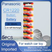 【Hot-Selling】 MotoShark 5-20PCS Original Panasonic CR1220 1220 DL1220 BR1220 ECR1220 3V สำหรับนาฬิการีโมทคอนโทรลปุ่ม