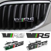 สติกเกอร์ตราสัญลักษณ์กระจังหน้ารถโลหะผสมหน้าสำหรับ Skoda VRS ทัวร์2 A7 RS Octavia Fabia Fast Kodiaq Yeti Karoq อุปกรณ์เสริมที่ยอดเยี่ยม