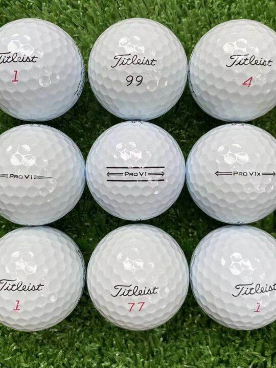 Free shipping secondhand golf ball TitleistPROV1V1X threelayer four