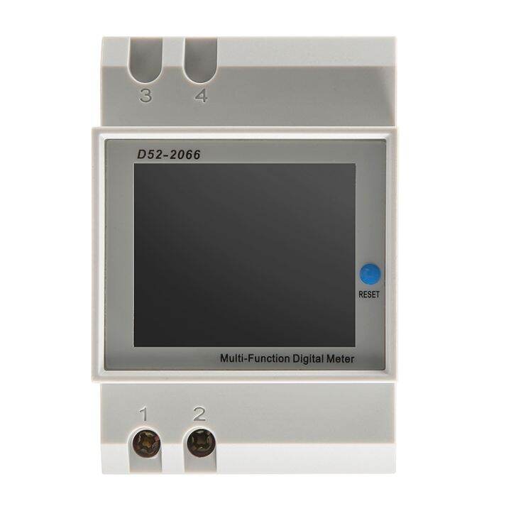 Din Rail AC Monitor 6IN1 100A Voltage Current Power Factor Active KWH