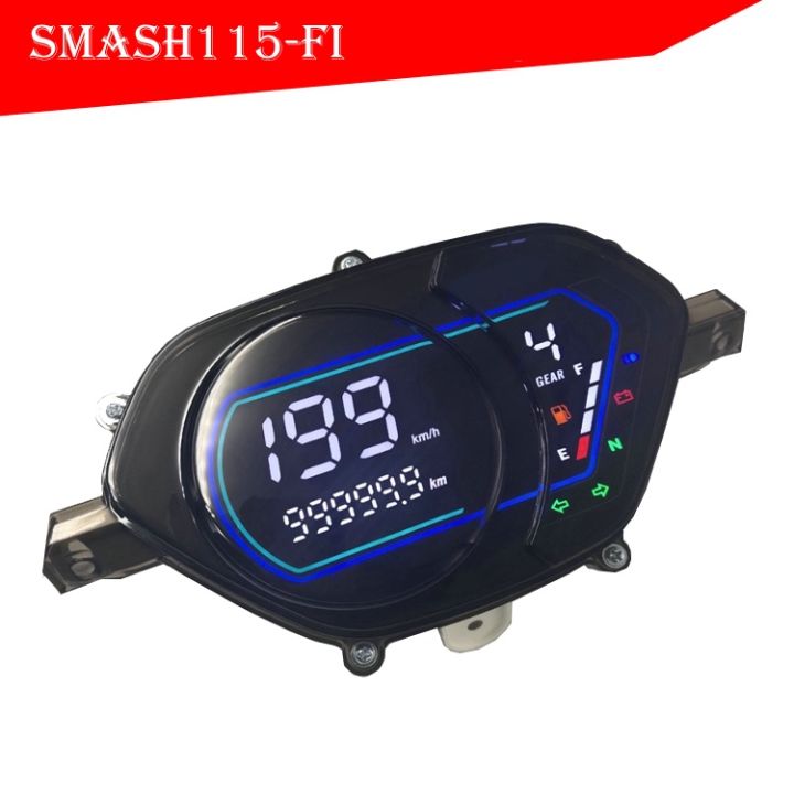 เครื่องวัดความเร็วดิจิทัลแบบเต็มรูปแบบ-led-เครื่องวัดระยะทาง-prm-สำหรับ-smash115-smash-v115-fi-smash-115-fi