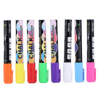 8pcsSet Tip Highlighter Fluorescent Marker Pen Writing Liner Liquid Chalk Office School Stationery Supplies Colored Markers