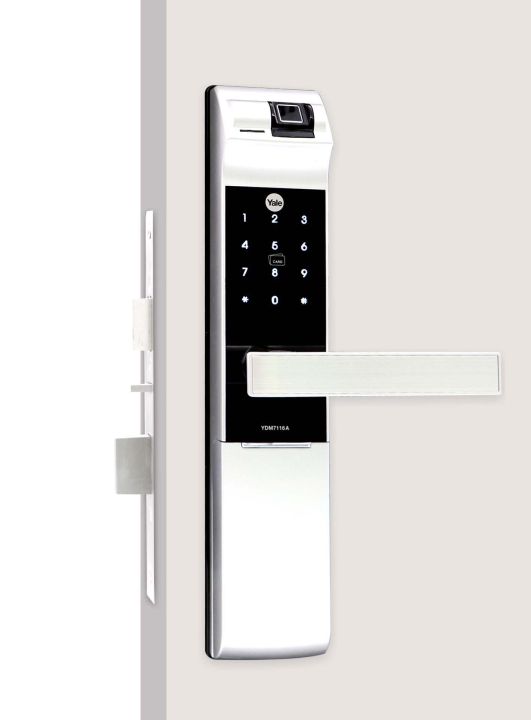 กลอนประตูดิจิตอลล็อค-digital-door-lock-yale-ydm7116a-s