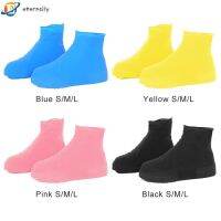 Eternally 2021 New 2pcs Rain Boots Waterproof Boots Silicone Shoe Covers Shoes In Neutral Materials for