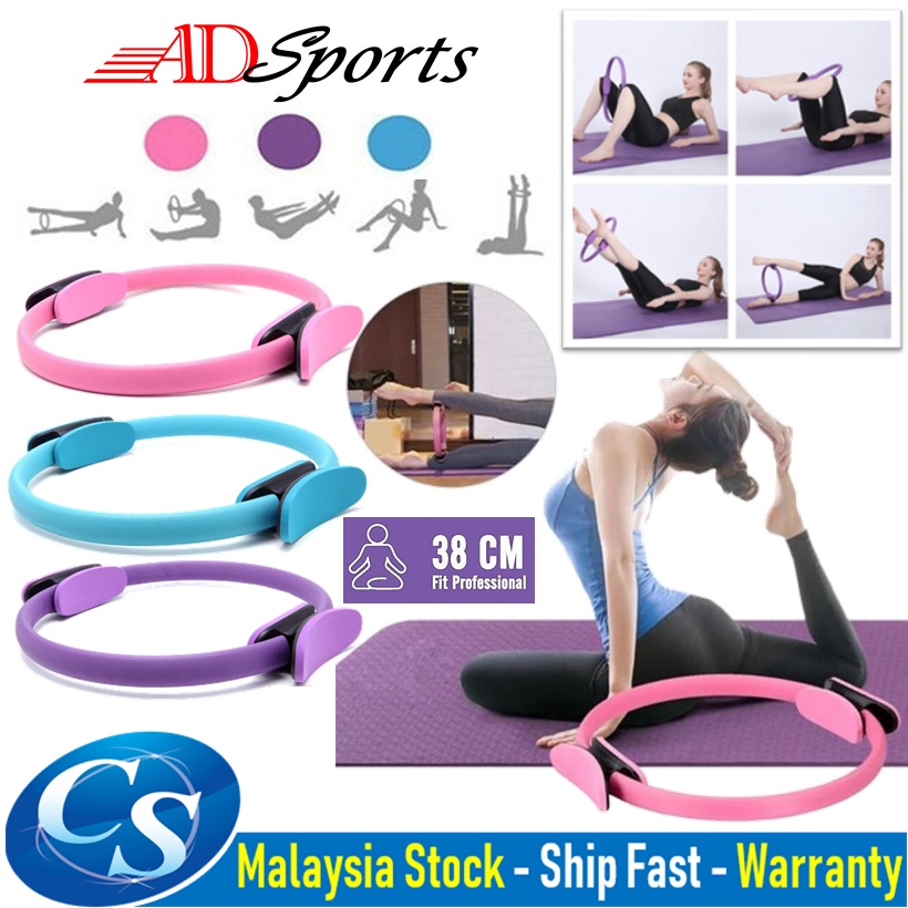 Dual Grip Pilates Ring Body Sport Fitness Magic Circle Weight Full Body Toning 