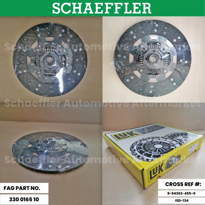 LuK Clutch Disc 330 0165 10 for ISUZU 4HF1/4HG1/4HJ1/4HL1 Lazada PH