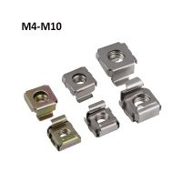 Stainless Steel Snap In Nuts Square Nuts Square Floating Cassette Nut Cabinet Nuts Cabinet Nuts Cage Nut Cage Nut M4 M10