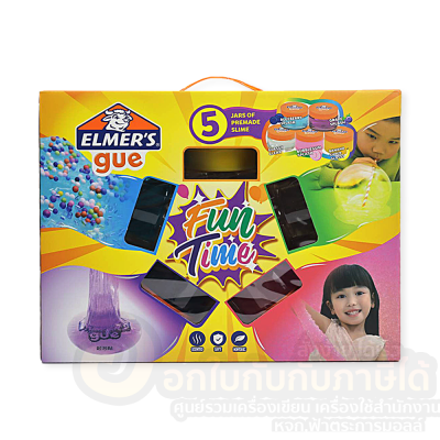 สไลม์ Elmers Fun time gift pack ชุดสไลม์ เอลเมอร์ส ชุดสไลม์หรรษา สำเร็จรูป บรรจุ 6ชิ้น/กล่อง จำนวน 1กล่อง พร้อมส่ง