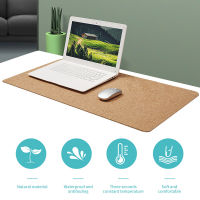 YuBeter Large XXL Natural Cork Mouse Pad Office Anti-slip Waterproof Big PC Cushion Computer Mousepad Cover Desktop Keyboard Mat Basic Keyboards