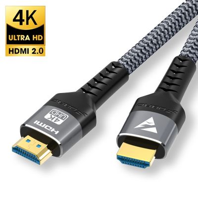 Kabel HDMI 4K 60Hz HDMI-Kompatibel Ultra HD 1080P 120Hz 3D Kecepatan Tinggi HDMI 2.0 Kabel Pemisah Adaptor untuk Monitor TV 1M 2M 3M