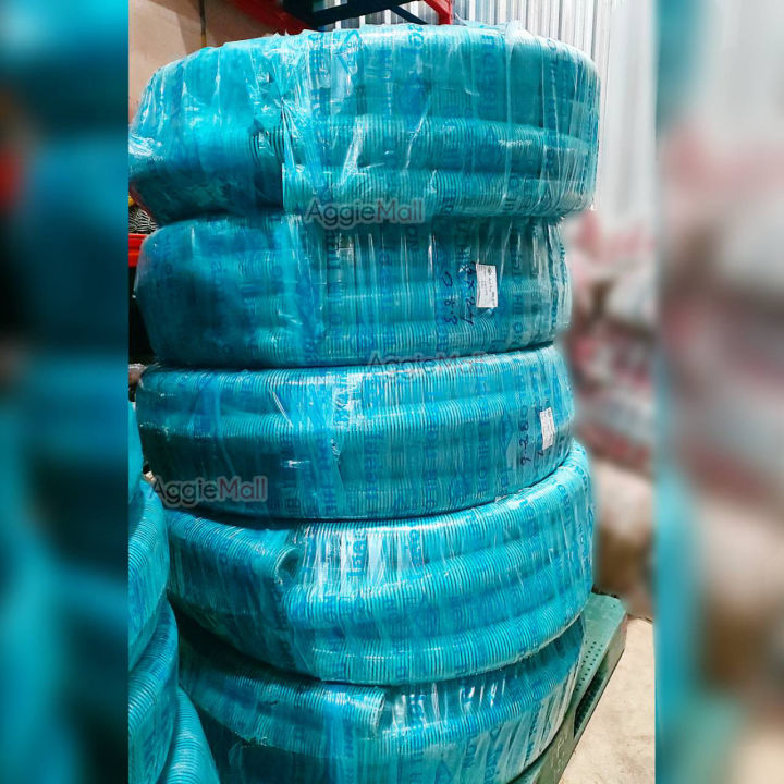 thai-pipe-ท่อน้ำไทย-ท่อดูดน้ำ-สายดูดน้ำ-พีวีซี-สีฟ้าอ่อน-ไฮล่อน-3-นิ้ว-ยาว-12-เมตร-ใช้ดูดน้ำ-ส่งน้ำ-และดูดเม็ดพลาสติก-จัดส่ง-kerry