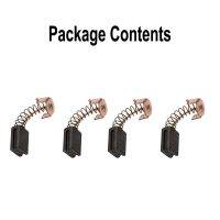 4 Pcs Electric Motor Carbon Brushes 12x8x5mm w/2 Diagonal For Performance Power PAG600 Angle Grinder Power Tools Accessories Rotary Tool Parts Accesso