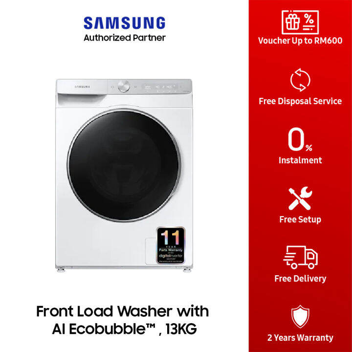 Samsung 13KG (WW13TP44DSH) Front Load Washer with AI Control Washing