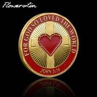 Bernicl [FlowersLin] Commemorative Coin So Loved 3:16 Faithful Pray Collectible