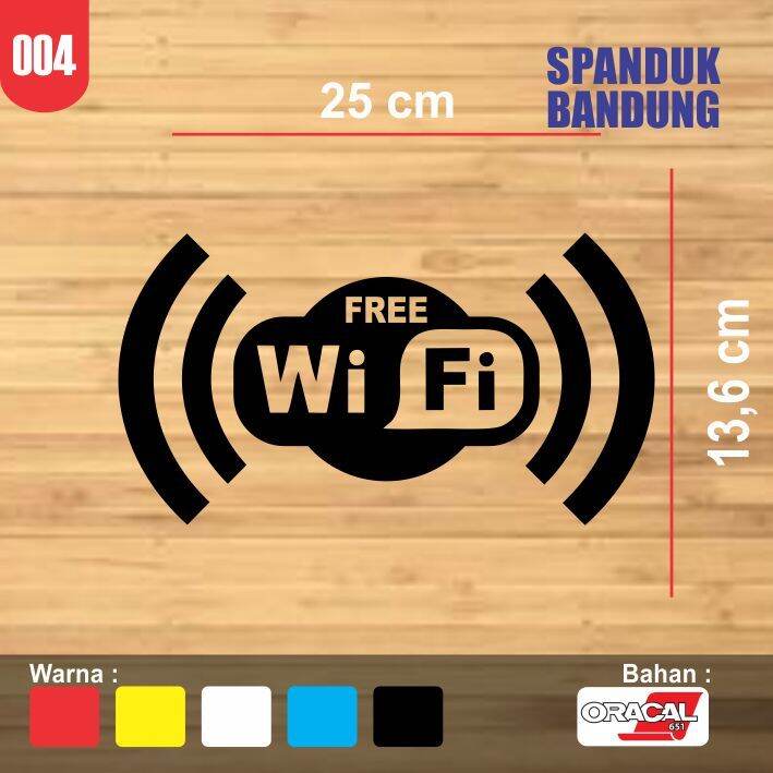 STIKER CUTTING STIKER CUTTING WIFI STIKER FREE WIFI CUTTING STIKER