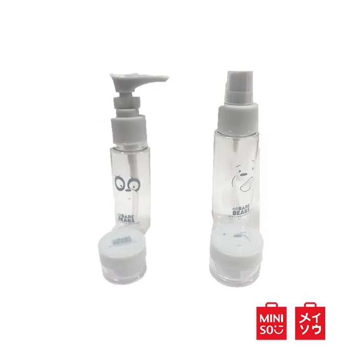Miniso Official Botol travel set We Bare Bears Travel Kit Lazada