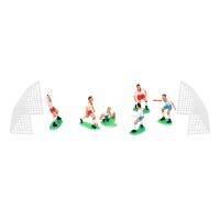 8PCS Soccer Football Cake Topper Player Decoration Tool Birthday Mold Mould Set