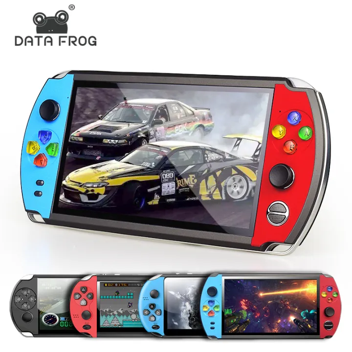 DATA FROG X12 คอนโซลเกมมือถือ 5.1 นิ้วหน้าจอ HD 3200 + เกมรองรับ ...
