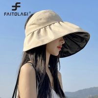 Top Wide Brim Hat Anti UV Female Protection Outdoor Beach Cap