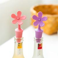 【LZ】❧○♤  Tampão Selador De Silicone Para Garrafa De Vinho Garrafa De Champanhe Rolha De Cortiça Plugue De Cortiça Em Forma De Flores Bar E Bar