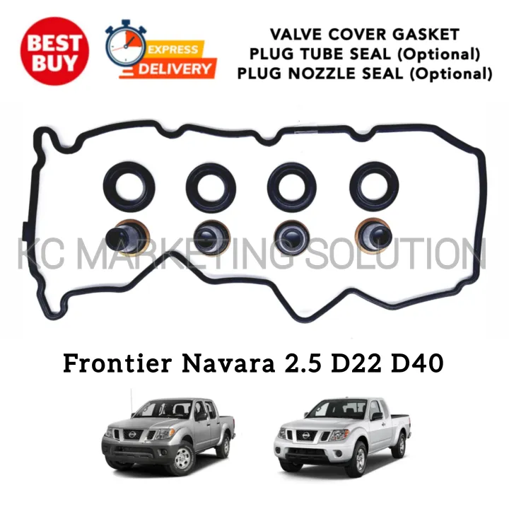 Valve Cover Gasket + Nozzle Seal & Plug Seal Frontier Navara 2.5 D22