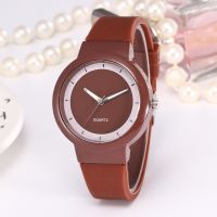 【July】 2023wish new hot style fashion Korean silicone student casual simple scale candy ladies watch