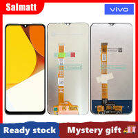 Salmatt ต้นฉบับสีดำ6.51นิ้ว/6.58นิ้วสำหรับ Vivo Y35 4G/สำหรับ Vivo Y35 5G ชิ้นส่วนจอสัมผัสแอลซีดีของเครื่องแปลงดิจิทัลทดแทน