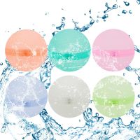 Funny Water Ball Bomb Toy Reusable Water Absorbent Ball Suction Balloon Splash Balls For Kids Outdoor Garden Playing Toys Balloons