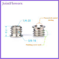 ข้อต่อดอกไม้1/4เป็น3/8นิ้วน็อตสกรูแปลงอะแดปเตอร์กล้องถ่ายภาพอเนกประสงค์ขาตั้งกล้องโมโนพร้อมหัวล็อคอุปกรณ์เสริมสำหรับ DSLR อะแดปเตอร์ขายึดขาตั้งกล้องอุปกรณ์ถ่ายภาพ