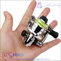 【คลังสินค้าพร้อม】Mini Ice Fishing Spinning Reels Portable Ultra-Light Powerful Left Right Hand High Speed Fishing Tackle