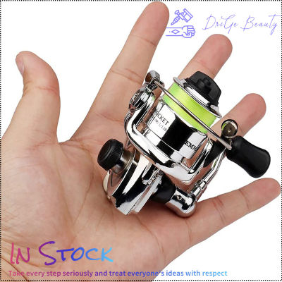 【คลังสินค้าพร้อม】Mini Ice Fishing Spinning Reels Portable Ultra-Light Powerful Left Right Hand High Speed Fishing Tackle