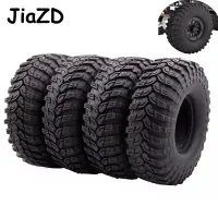 4PCS 114MM 1.9 quot; Rubber Tires for1/10 HSP Redcat Axial SCX10 90046 TRX4 D90 1:10 RC Rock Crawler Car XC60 Accessories RC Crawler