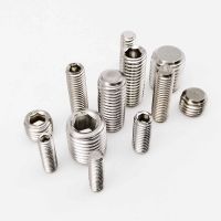 25pcs M2/M3/M4/ M5/M6/M8 Stainless Steel Grub Screws Flat Point Hex Socket Set Screw