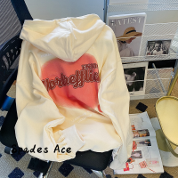 Spades Ace เสื้อฮู้ด เสื้อแขนยาวอบอุ่น หลวมและสบาย วินเทจ เท่ แฟชั่น ชิค WWY239345R 40Z231007