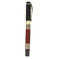 Chinese Classical Roller Ball Pen Elegant Golden Metal Ballpoint Pen for Office Business Signature School Student Gift