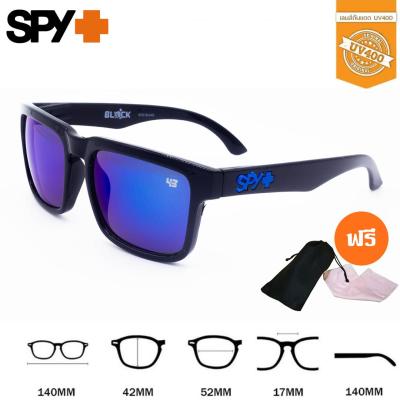 Spy2-น้ำเงิน แว่นกันแดด แว่นแฟชั่น กันUV คุณภาพดี แถมฟรี ซองเก็บแว่น และ ผ้าเช็ดแว่น