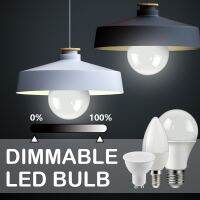 [Super bright bulb] LED Dimming Spotlight หลอดไฟ GU10 A60 C37 220V 5W 10W E27 E14แสงสีขาวอบอุ่นเหมาะสำหรับโคมไฟข้างเตียงการศึกษาและห้องนั่งเล่น