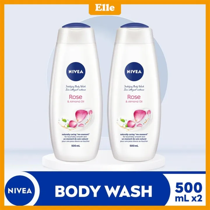 Elle1 Buy 1 Take 1 NIVEA Bath Rose Almond Oil Body Wash 500ml Lazada PH